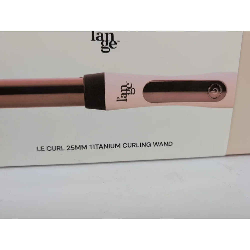 L'ange Le Curl 25mm Titanium Curling Wand Blush‎ Lange